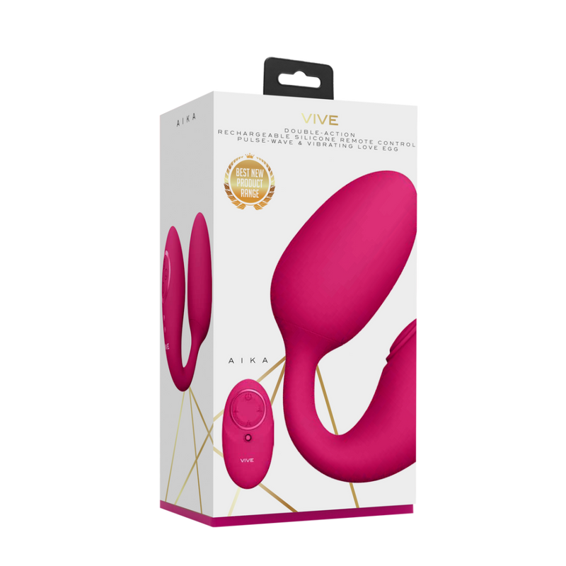 Aika - Pulse Wave  Vibrating Love Egg - Pink