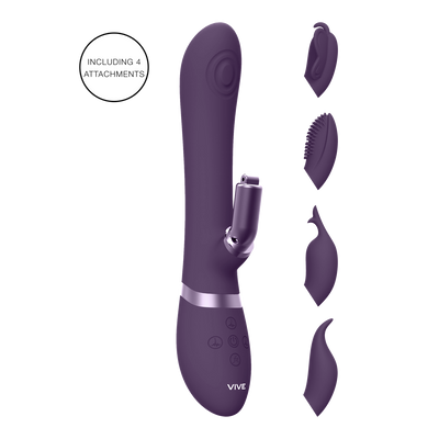 Etsu - Stimulateur de G-Spot et Clitoridien à Onde Pulsée - Violet