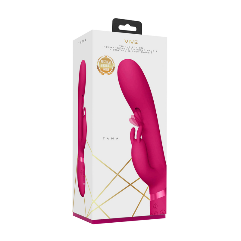 Tama - Lapin G-Spot Vibration et Vague - Rose