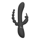 Rini - Vague de Pulsation  Vibrant Double Pénétration Lapin - Noir