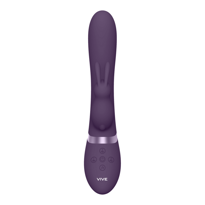 Taka - Vibrateur Lapin Gonflable et Vibrant - Violet