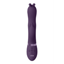 Gada - Vibrant Bunny Ear G-Spot Rabbit avec tige à onde pulsée