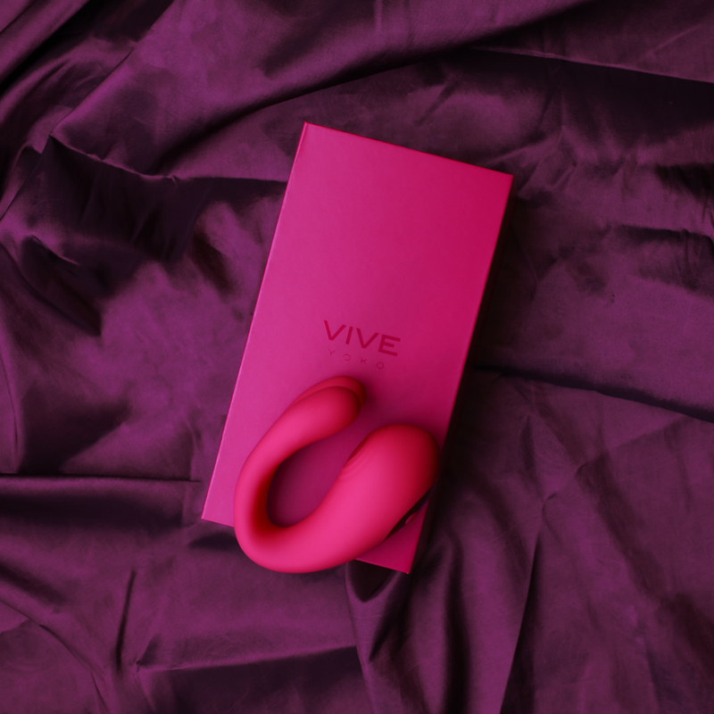 Yoko - Vibrateur à Triple Action Prongs Doubles avec Vague de Pulsation Clitoridienne