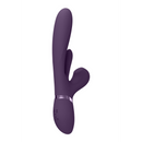 Kura - Vibromasseur G-Spot avec langue battante et stimulateur à ondes pulsées - Violet
