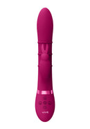 Sora - Anneaux Stimulants Haut  Bas, Vibrant G-Spot Rabbit - Rose