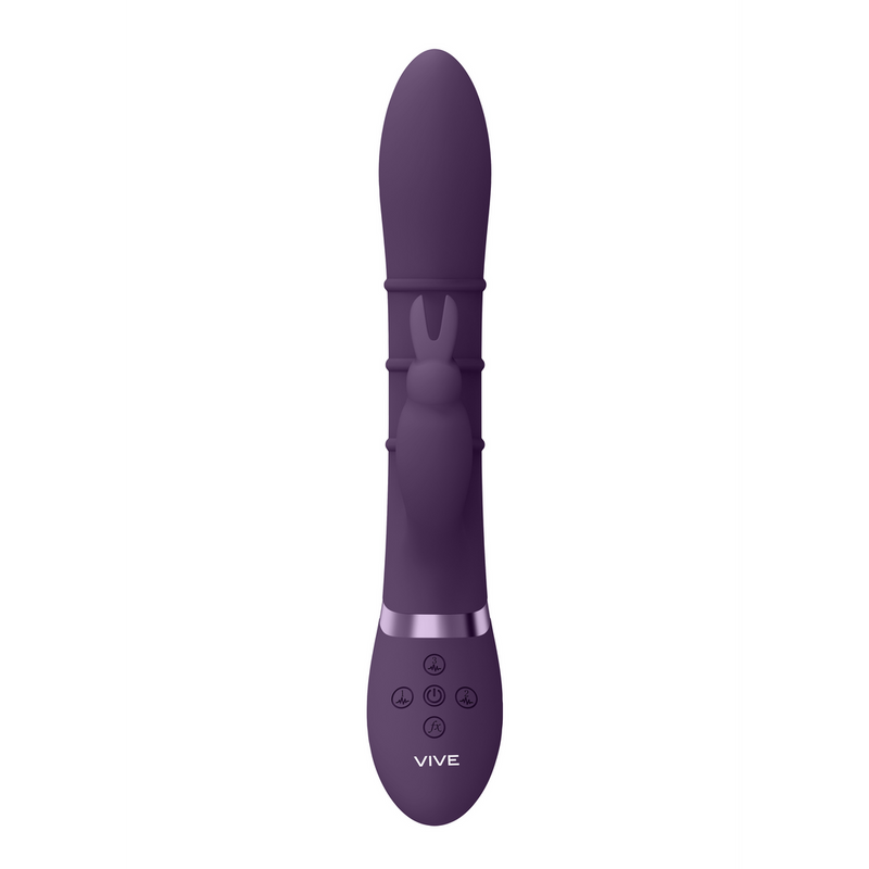 Sora - Anneaux de stimulation Up  Down, Rabbit vibrant pour le point G - Violet