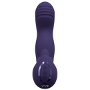 Yumi - Vibrateur à moteur triple pour le point G avec stimulateur de langue vibrant - Violet