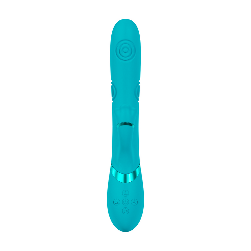 Fiore - Stimulateur Clitoridien Flottant et Vibrant pour le Point G - Bleu