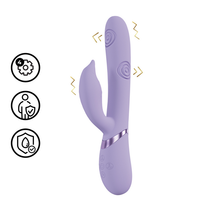 Pallina - Stimulateur Clitoridien Vibrant et Percutant pour le Point G - Lavande