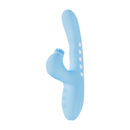 Andria - Stimulateur Clitoridien Vibrant et à Tapotement pour le Point G avec LED - Bleu