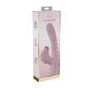 Andria - Stimulateur Clitoridien Vibrant et Tap pour le Point G avec LED - Rose