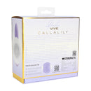 CallaLily - Stimulateur de point G avec succion vulvaire et langue - Lavande