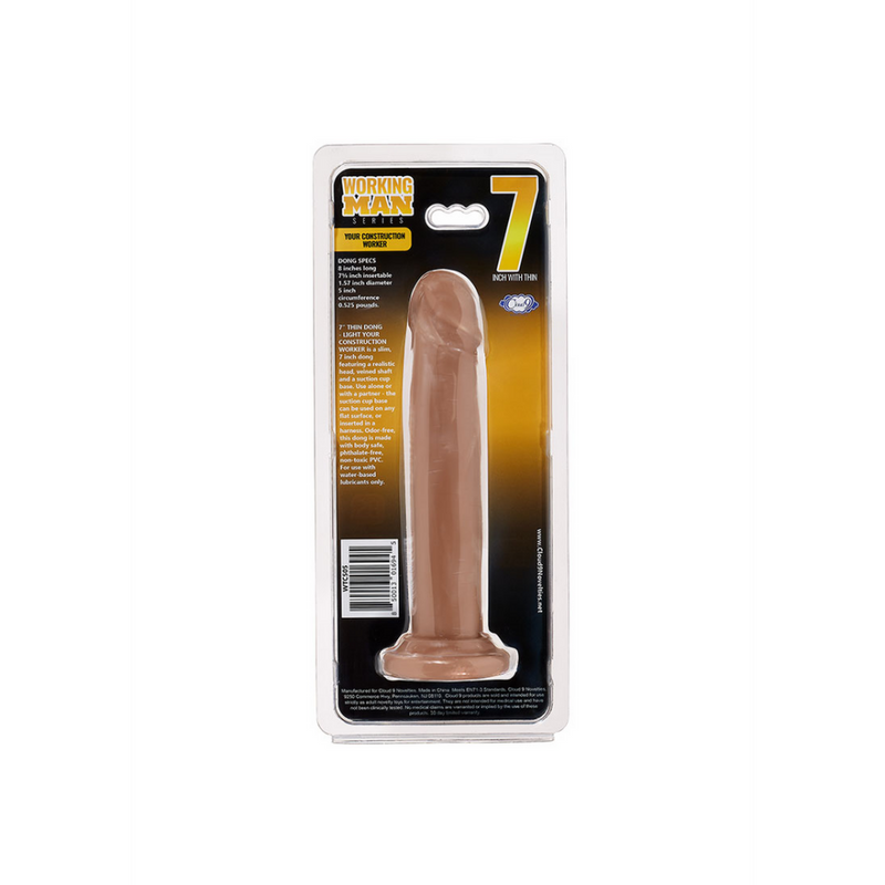 Working Man - Votre Dildo de Travailleurs de la Construction - 7 / 18 cm
