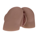Bodyforms - Kaya Bloom - Masturbateur vibrant à double entrée - 2,4 kg / 5,4 lbs - Marron