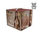 Bodyforms - Lux Arden - Masturbateur Vibrant à Double Entrée - 3,5 kg / 7,7 lbs - Beige