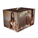 Bodyforms - Clara Vossin - Masturbateur vibrant à double entrée - 6,3 kg / 14,1 lbs - Marron