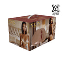 Bodyforms - Nina Vale - Masturbateur vibrant à double entrée - 2,5 kg / 5,7 lbs - Tan