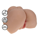 Bodyforms - Valentina Vellure - Masturbateur vibrant à double entrée - 4,2 kg / 9,3 lbs - Tan