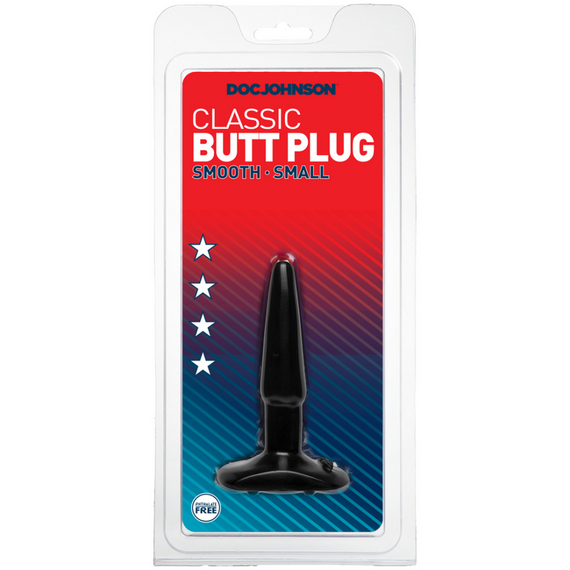 Classic Butt Plug - Small - Black