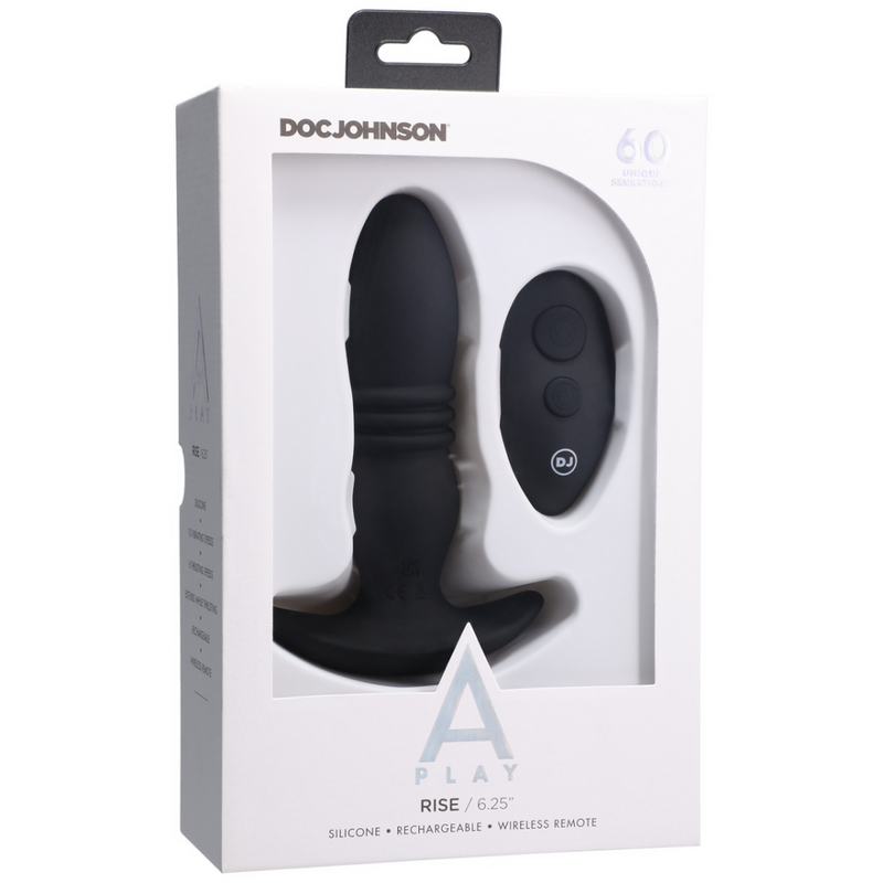 Rise - Plug Anal en Silicone avec Télécommande