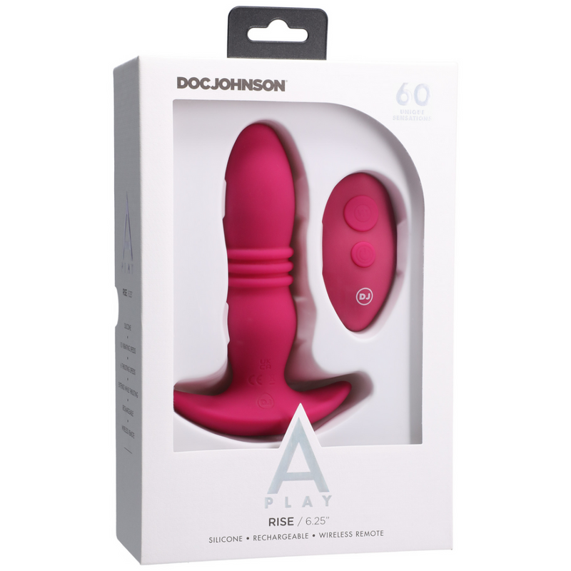 Rise - Plug Anal en Silicone avec Télécommande