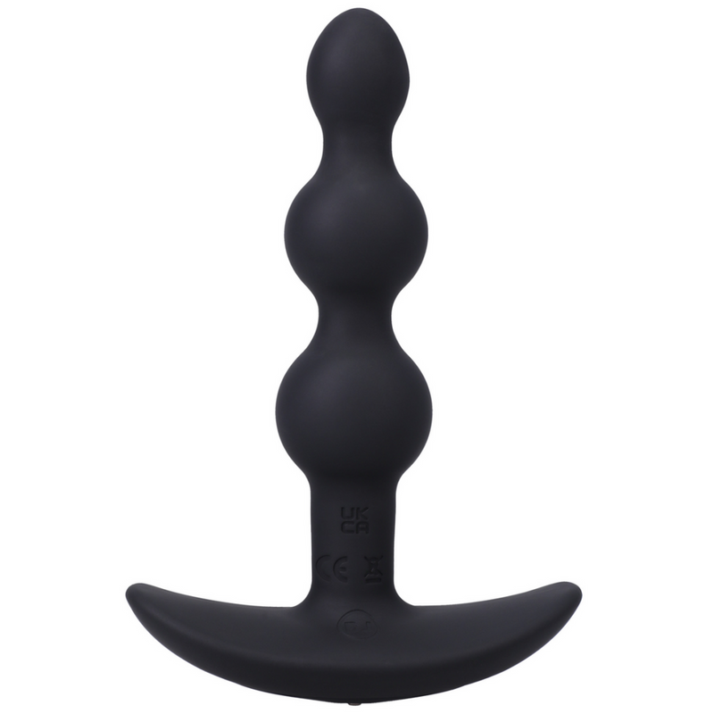 Vibromasseur perlé - Plug anal en silicone avec télécommande