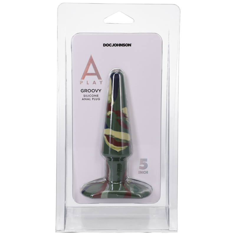 Groovy - Plug Anal en Silicone - 5 / 12 cm - Camouflage