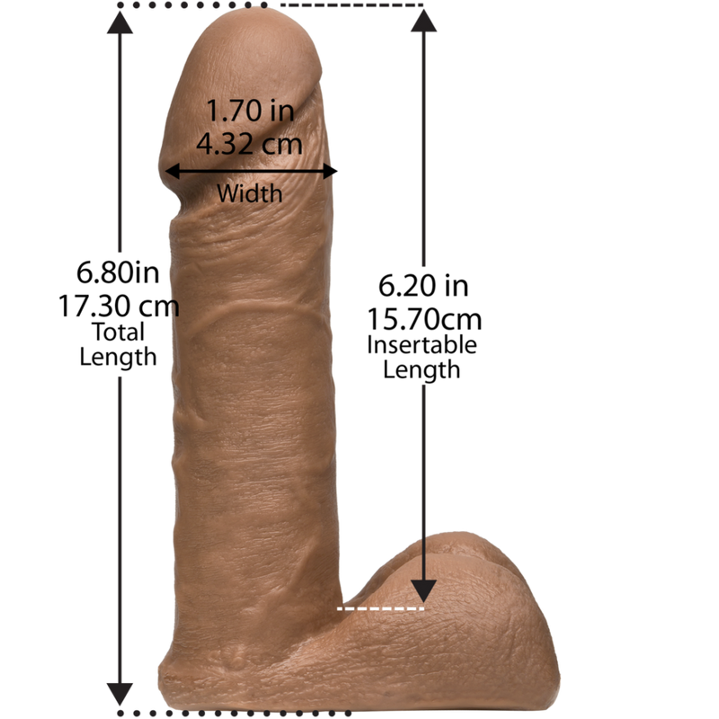 UR3 Cock - 6 / 16 cm - Marron