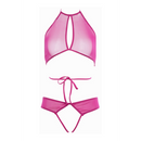 Marley - Peekaboo et Panty - L/XL - Rose Fluo
