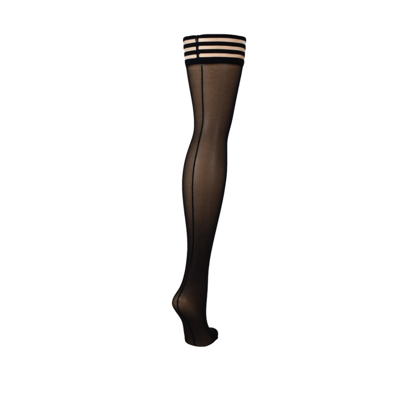 Lois - Thigh High - D - Black