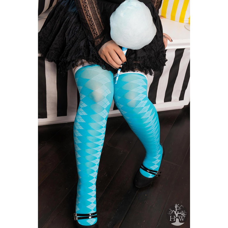 Par 4 - Thigh High - C - Blue