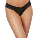 String en dentelle - Taille unique - Noir