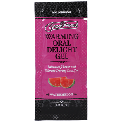 Warming Oral Delight Gel - Watermelon - Bulk Refill - 48 Pieces - 0.24 oz / 7 gr