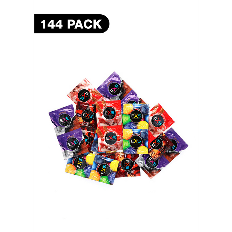 EXS Mixed Flavors - Condoms - 144 Pieces
