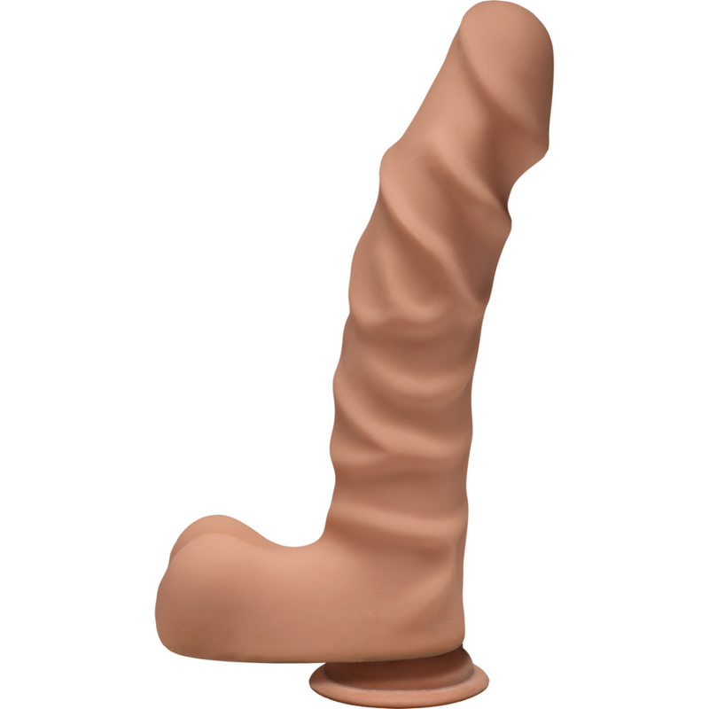 Ragin' D - Réaliste ULTRASKYN Dildo avec Testicules - 9 / 22 cm