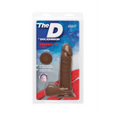Perfect D - Dildo ULTRASKYN réaliste avec boules - 7 / 18 cm - Chocolat