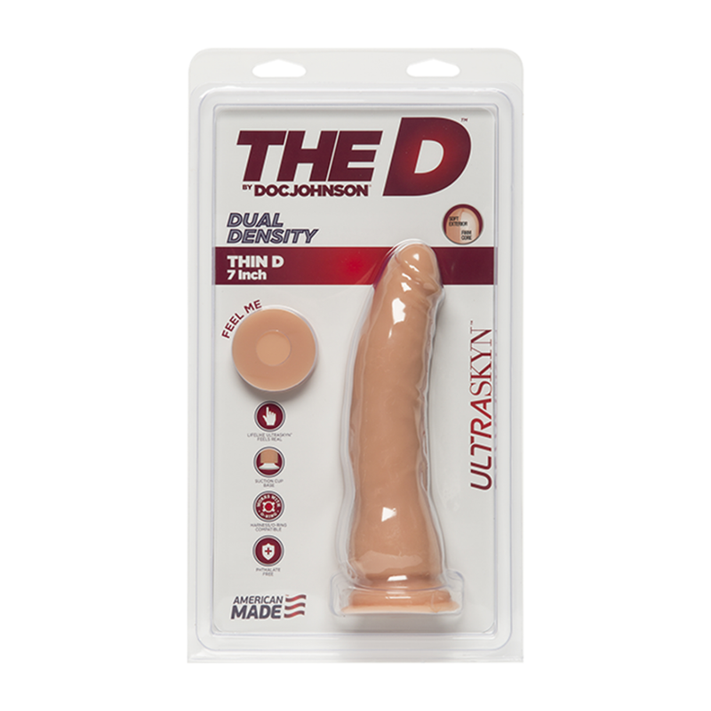 Thin D - Réaliste ULTRASKYN Dildo - 7 / 18 cm