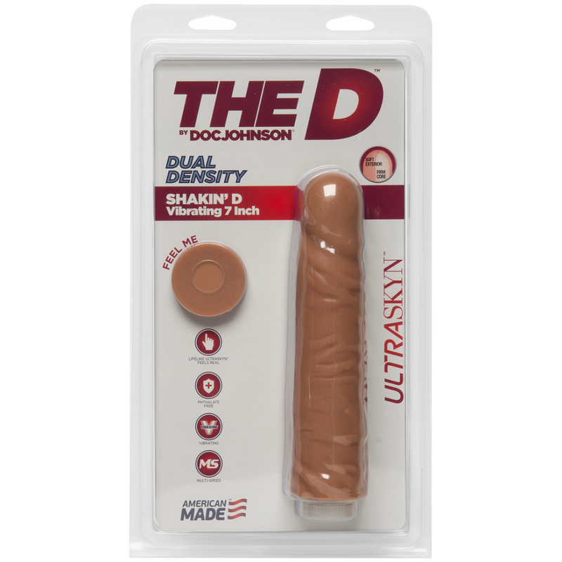 Shakin' D - Vibrant Réaliste ULTRASKYN Dildo - 7 / 18 cm