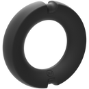 Le Paradoxe - Anneau de pénis en silicone/métal - 50mm - Noir