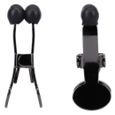 Pinces - Pinces à téton en acier inoxydable avec embout en silicone - Noir
