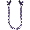 Chained Up - Pinces à tétons - Violet