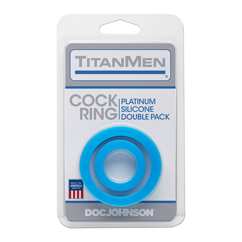 Set de cockrings en silicone - 2 pièces