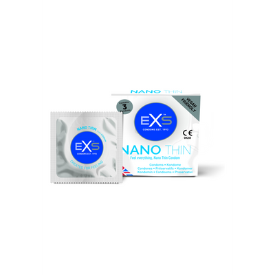 EXS Nano Thin - Condoms - 3 Pieces