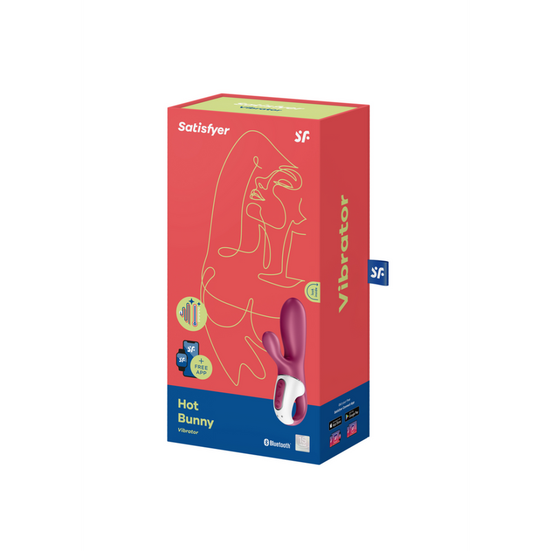 Hot Bunny - Vibrateur Réchauffant en Forme de Lapin - Baies