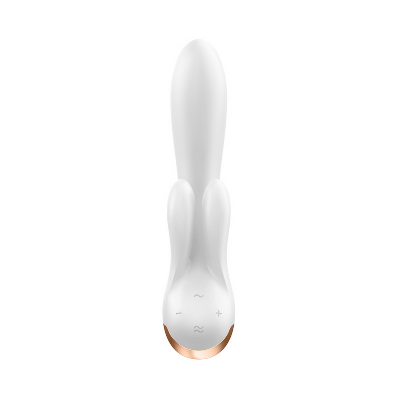 Double Flex - Vibrateur Lapin - Blanc