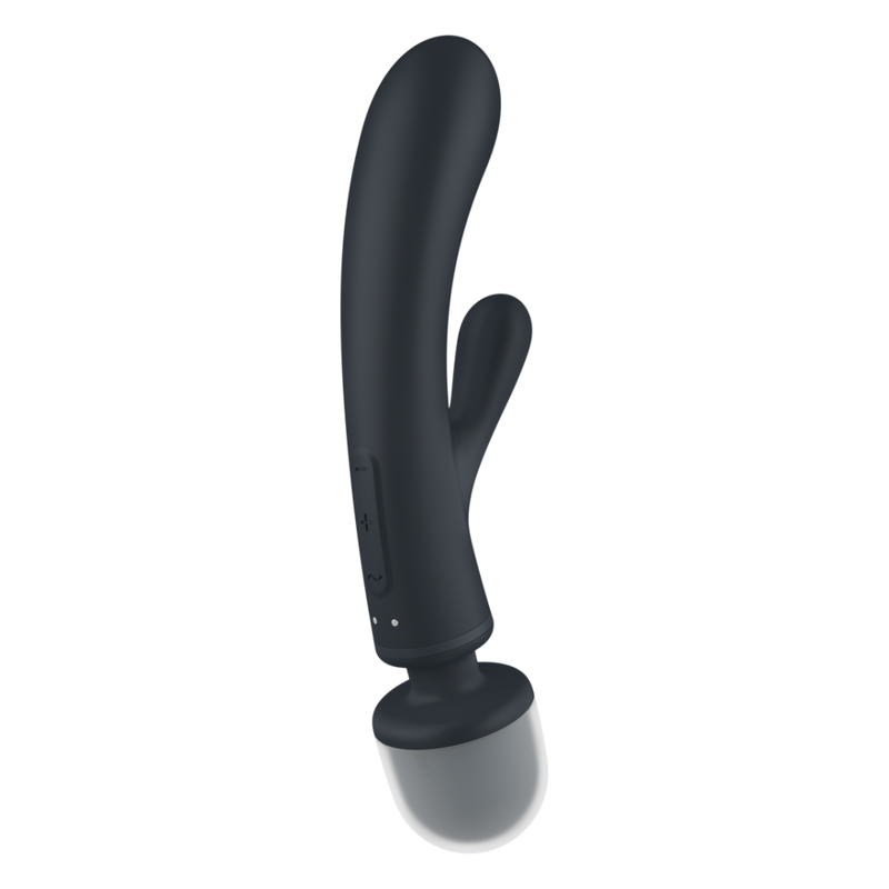 Triple Lover - Vibrateur Wand Hybride - Gris