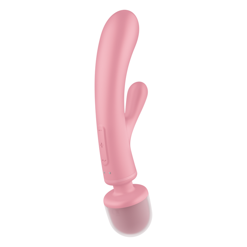 Triple Lover - Vibrateur Wand Hybride - Rose