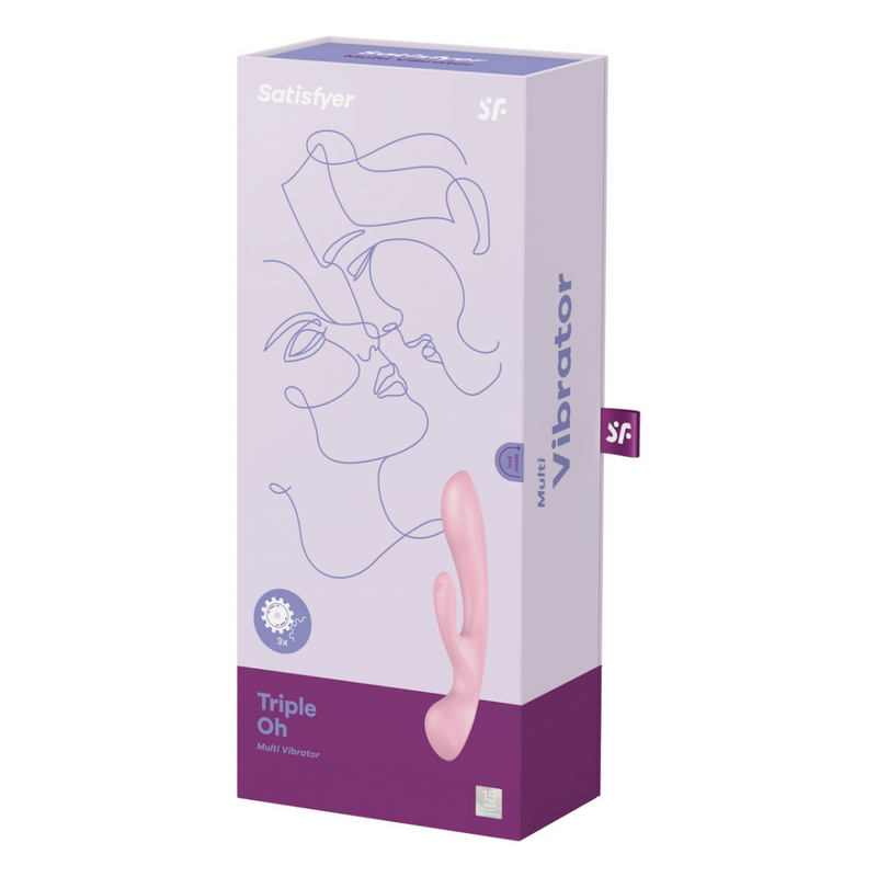 Triple Oh - Vibrateur Lapin - Rose