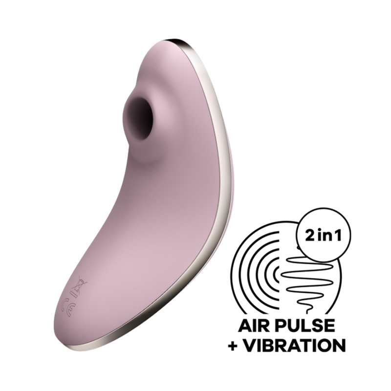 Vulva Lover 1 - Double Air Pulse Vibrator - Violet