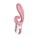 Hug Me - Vibrateur Lapin avec Embout en Forme de Langue pour la Stimulation du Clitoris - Rose